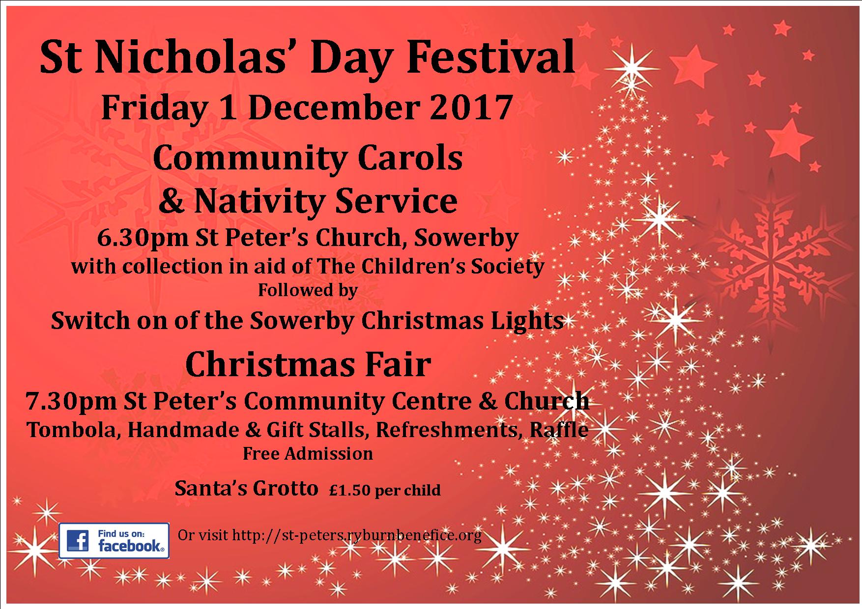St Nicholas Day poster 2017