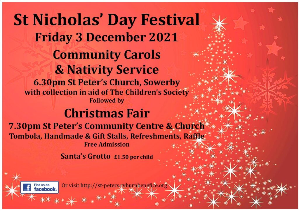 St Nicholas Day poster 2021